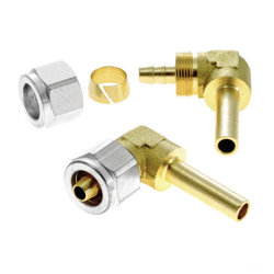 Kpl. winkelverbinder für PVC-Rohr - Ø8