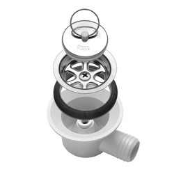 Ablaufarmatur gewinkelt