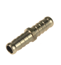 Orangefarbene Schlauchkupplung Ø8 - L=37