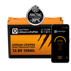 150Ah LIONTRON LX Arctic -30°C LiFePO4 12.8V smart BMS Bluetooth 21kg Akku