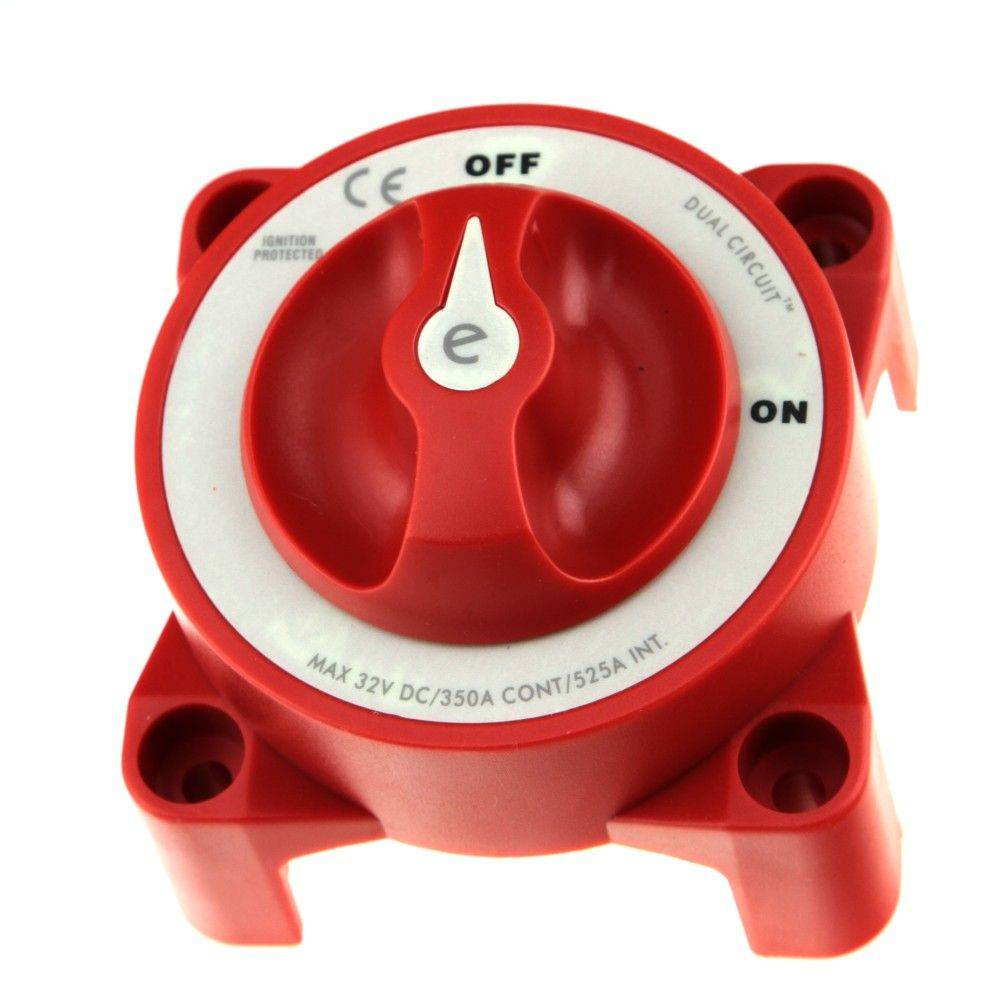 Batterietrennschalter 350A 32V - 4-Position Marineschalter Wasserdicht Für Boot & Auto