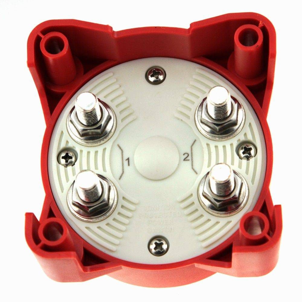 Interrupteur Batterie 350A 4 Positions – 12V/24V/32V, ON-OFF-ALL, Pour Camping-car, Bateau, Camion