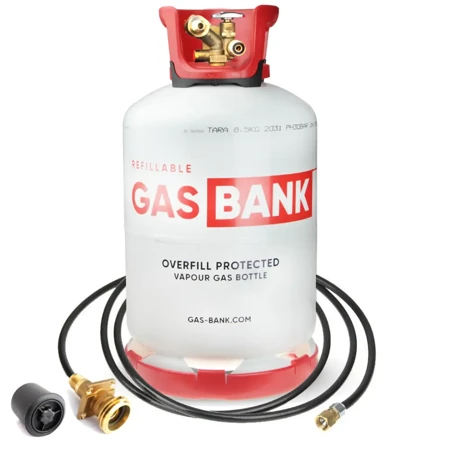 GasBank LS DUO 11 kg - OPD gasflasche mit ACME-Befüllset