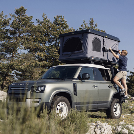 Horntools Dachzelt Themis 140 cm Hartschale Baumwolle und Leinen