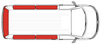Thermoisolierung Wohnraum Renault Trafic / Opel Vivaro ab 2014, langer Radstand, für Fahrzeuge mit Schiebetür rechts - Carbest Isoflex Thermomatten, 7-lagig, 5-teilig