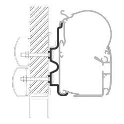 Adapter für Hymer Camp zu Markisen Dometic Serie 1