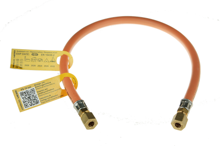 GOK-Gasschlauch RVS 8 x RVS 8 x 800 mm