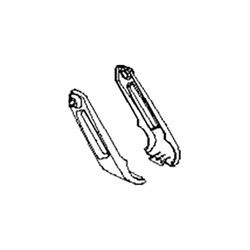 Satz Kappen für U-Profil-Halterung Thule Sport G2 Garage