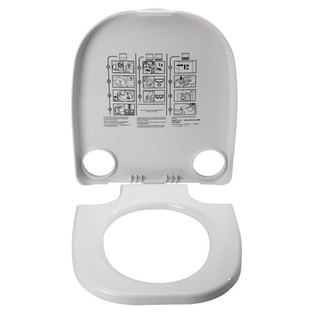 DOMETIC Toilettensitz mit Deckel weiß für Typ 972, 976