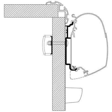Adapter für Knaus ab Bj. 2017 zu TO Serie 5 und 8