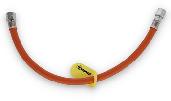 Truma Mitteldruck-Gasschlauch, Gummi, 1/4" x RVS8, 40 cm