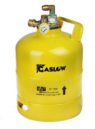 Gaslow 2,7 kg LPG-Nachfüllgasflasche