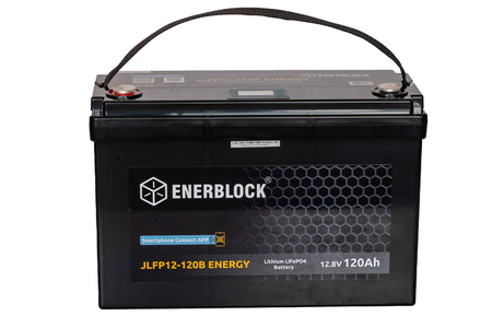 120AH LITHIUM LiFePO4 ENERBLOCK 12.8V Akku mit Heizmatte