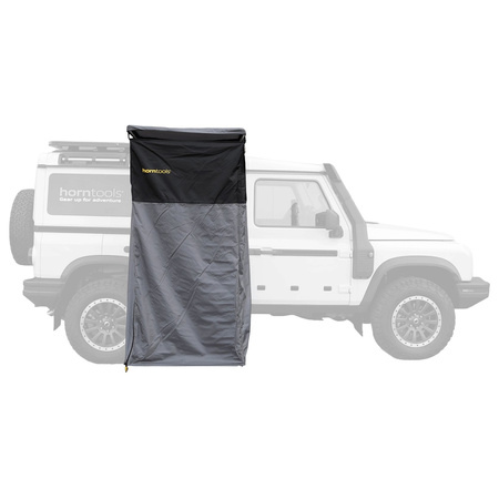 horntools Duschzelt Horizon Grau 180 cm 100% Polyester PES