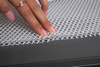 Carbest Matratzenunterlage 80 x 200 cm, 15 mm stark - elastisches und atmungsaktives PE-Abstandsgewebe, zuschneidbar, weiß