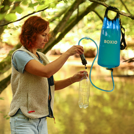 BOXIO WASH UP - Set mit Wasserfilter, Tuch und flacher Eurobox SOLO UP