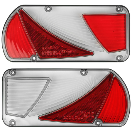 EUFAB Linke Linse für Halter ProBC/SD260 ohne Kennzeichenbeleuchtung