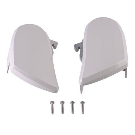 Endkappen TO 6300 eloxiert, Satz links und rechts