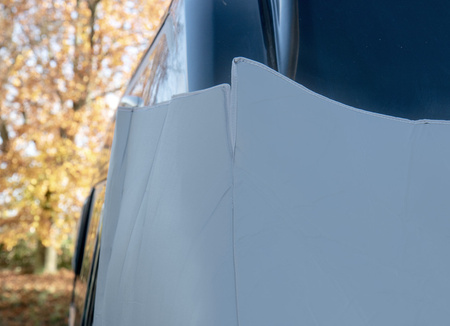 Außen-Thermoisolierung Fahrerhausscheiben Renault Master 2005-2010 - Carbest X-Trem Außenisoliermatte