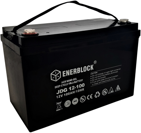 120AH LITHIUM LiFePO4 ENERBLOCK 12.8V Akku mit Heizmatte