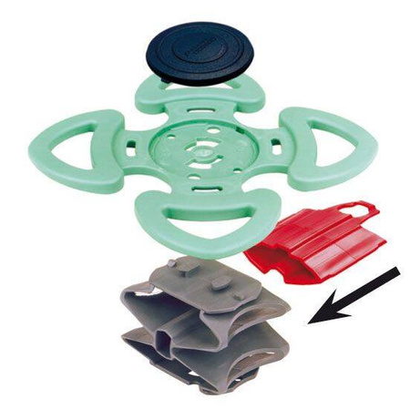 Froli Zona Mobil Grundausstattung für Betten: 44 Kopfplatten, 36 Federn normal