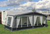 CAMPTECH Topas Air 21 Luft-Reisevorzelt - Umlauf 1150-1175 cm, Camptex All Season, 6 Fenster, mit Luftpumpe
