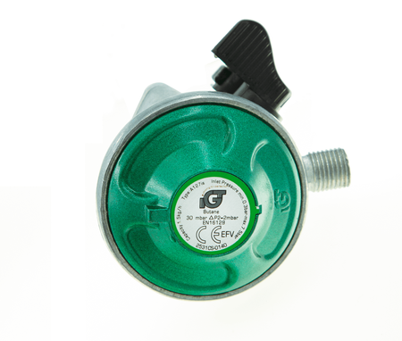 IGT Reduzierstück 30 mbar 1/4 LH mit Quick-on Klik-on Kupplung