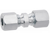 GOK gerade Verschraubung RVS 8 x RVS 8, Typ G, Baureihe L - Stahl verzinkt, mit Schneidring, für 8-mm-Gasrohr