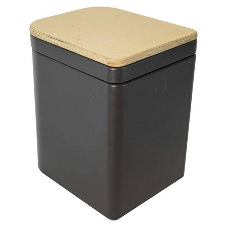 Trelino Origin L Trenntoilette Komposttoilette Anthrazit mit Holzdeckel, 10 l / 10 l, ohne Wasser und Chemie