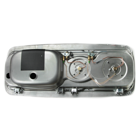 Kompakter Gasherd mit zwei Brennern und Spüle in einem - LINKS Dometic Smev MO9222L