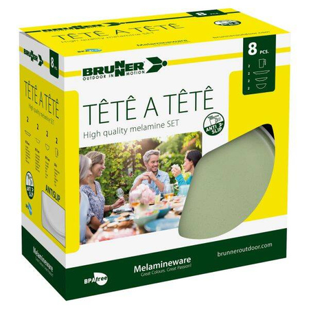 Geschirrset Tête-à-Tête Dolomit