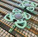 Froli-Stützgitter für Lattenroste:Breite 1 m, Meterware