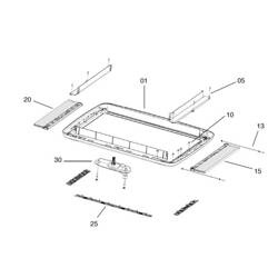 Innenrahmen komplett für Kurbelversion