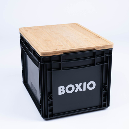 BOXIO CUTTING BOARD - Schneidebrett aus Bambus 40 x 30 cm für den Euroboxdeckel