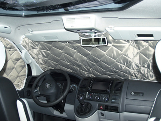 Thermoisolierung Heckscheibe Citroen Spacetourer / Opel Vivaro / Peugeot Expert / Toyota Proace ab 2016, alle Radstände - Carbest Isoflex Thermomatte, 9-lagig, 1-teilig
