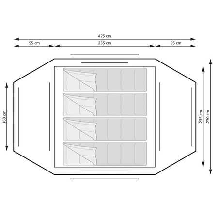 Kuppelzelt Odyssey 4