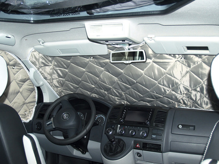 Thermoisolierung Fahrerhaus Renault Master / Opel Movano 2005-2010 - Carbest Isoflex Thermomatten, 9-lagig, 3-teilig