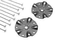 Caravan Zubehör Froli Ankerplatten, 2er Set inkl. Schrauben