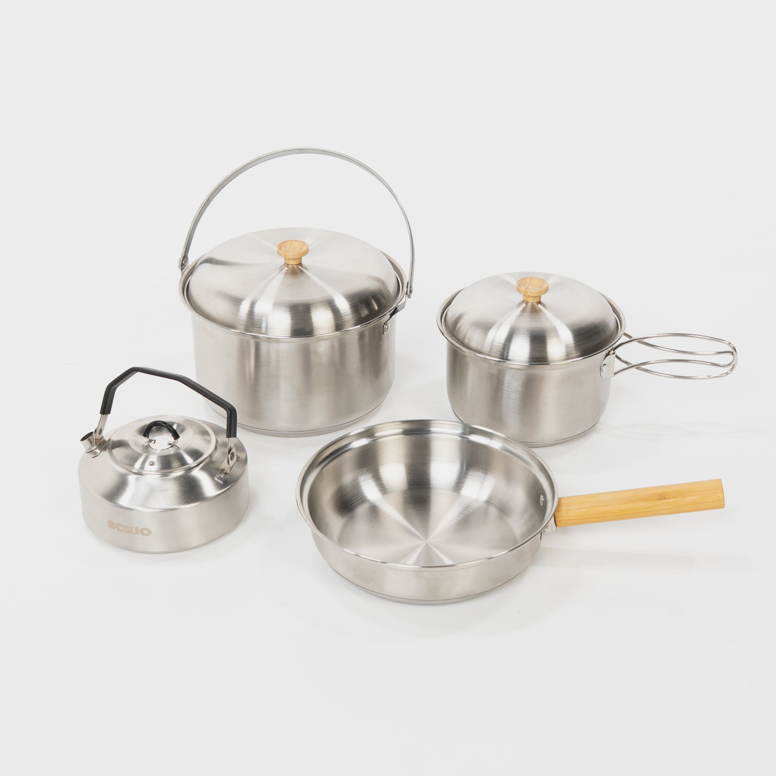 Topfset BOXIO COOKWARE aus Edelstahl