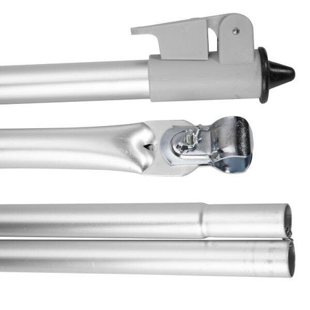 Orkanstütze ø 25mm Längenbereich 175 - 250 cm aluminium