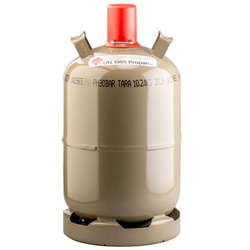 Stahlzylinder 11kg G.12 für LPG-Propan-Butan-Gas (OHNE 80%-Abschaltung)