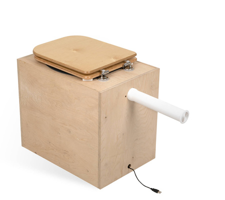 TROBOLO TeraBlœm Plus - Trenntoilette aus Holz als Bausatz mit 22 l Volumen