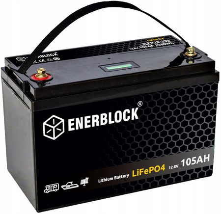 105AH LITHIUM LiFePO4 ENERBLOCK 12.8V Akku  