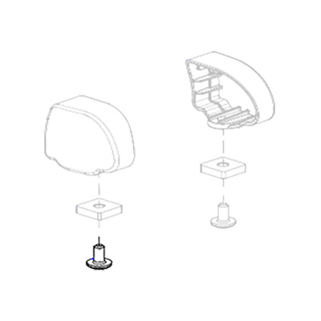 Sicherungsstift Endkappe für Thule Querträger Ducato