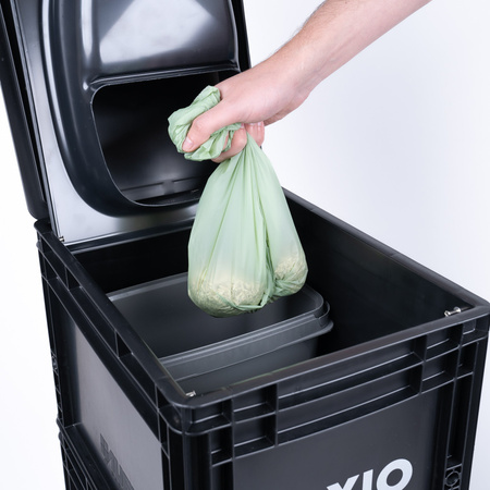 BOXIO BAGS - kompostierbare Beutel 10 l für Trenntoiletten, Rolle mit 25 Stück