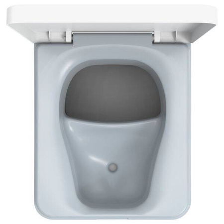 Trelino Evo S Trenntoilette Komposttoilette Weiß, 4,5 l / 6,5 l, Soft-Close, ohne Wasser und Chemie