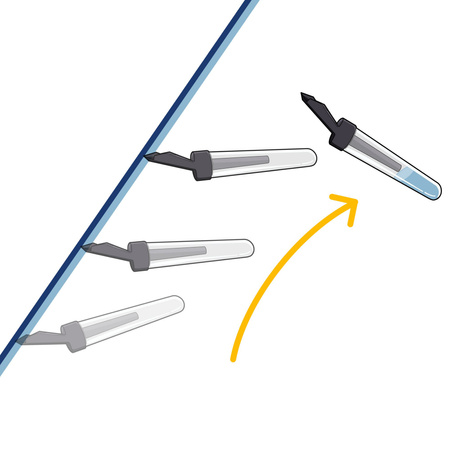 UniCamp Frontscheibenabzieher Schwarz 22 cm