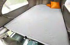 FROLI MATRATZEN FÜR T5 + T6.0 CALIFORNIA Kaltschaum, Größe 200x104x5,5 cm