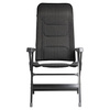 Brunner Rebel Pro S Campingstuhl dunkelgrau - Aluminium, Rückenlehne 5-fach, 3D-Gewebe, belastbar bis 150 kg