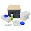 Trelino Origin S Trenntoilette Komposttoilette Anthrazit mit Holzdeckel, 3,5 l / 6 l, ohne Wasser und Chemie
